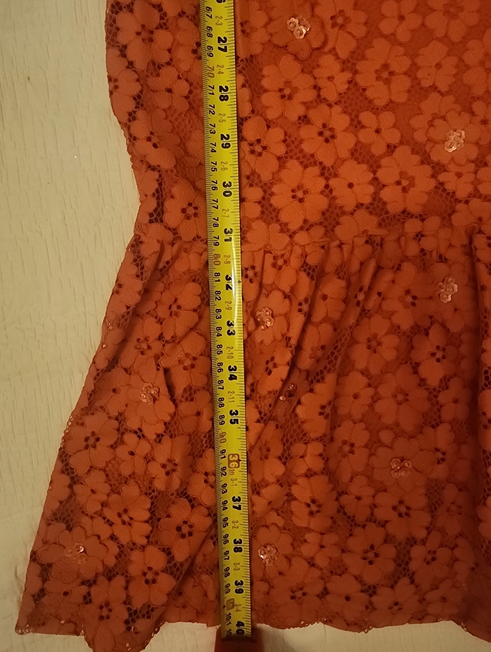 Michael Kors Coral Strapless Lace Dress - Picture 8 of 8